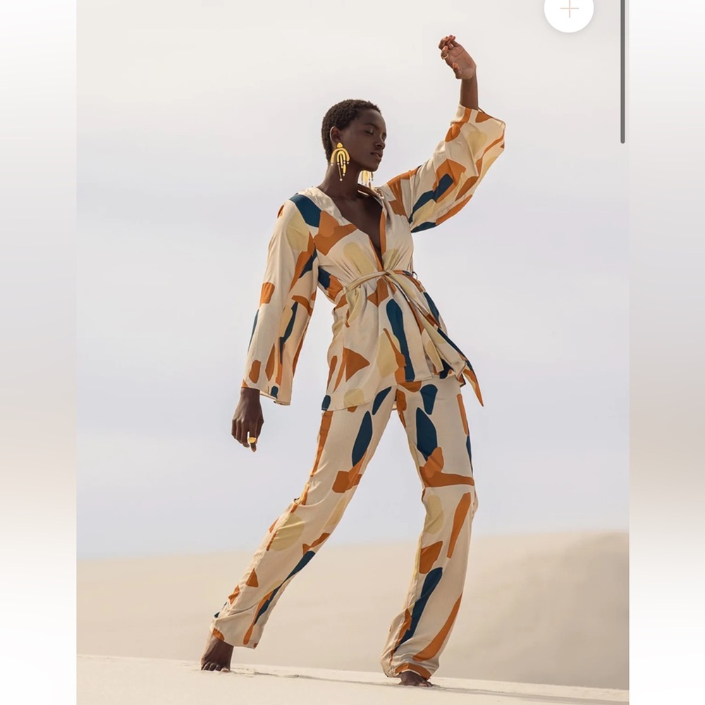 Leer Pants - Tilo Cream. Size Small.